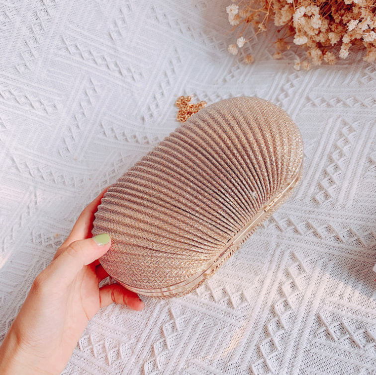 Frosted Crossbody Clutch Bag for Women - Elegant Bow Detail - 4 - Rokvane