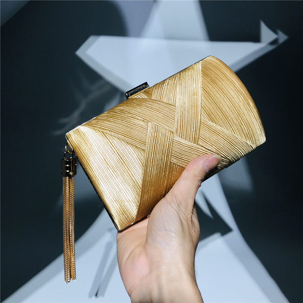 Tassel Clutch Bag for Women - Elegant Cross-Body Design - 6 - Rokvane
