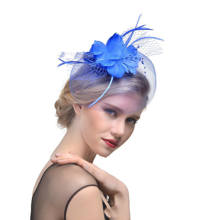 Bridal Fascinator Hair Accessory with Floral Design - 6 - Rokvane