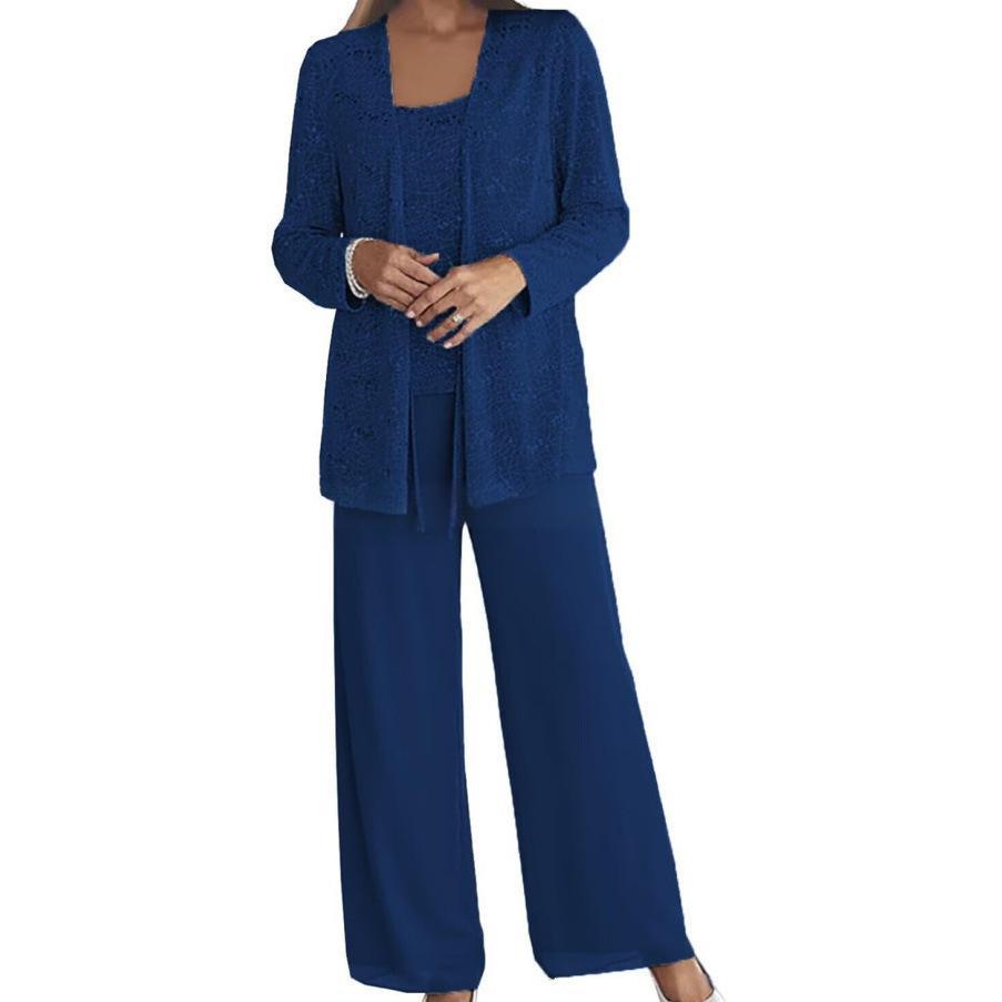 Two-Piece Women's Outfit with Long Sleeves and Flattering Cut - 4 - Rokvane