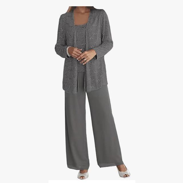 Two-Piece Women's Outfit with Long Sleeves and Flattering Cut - 5 - Rokvane