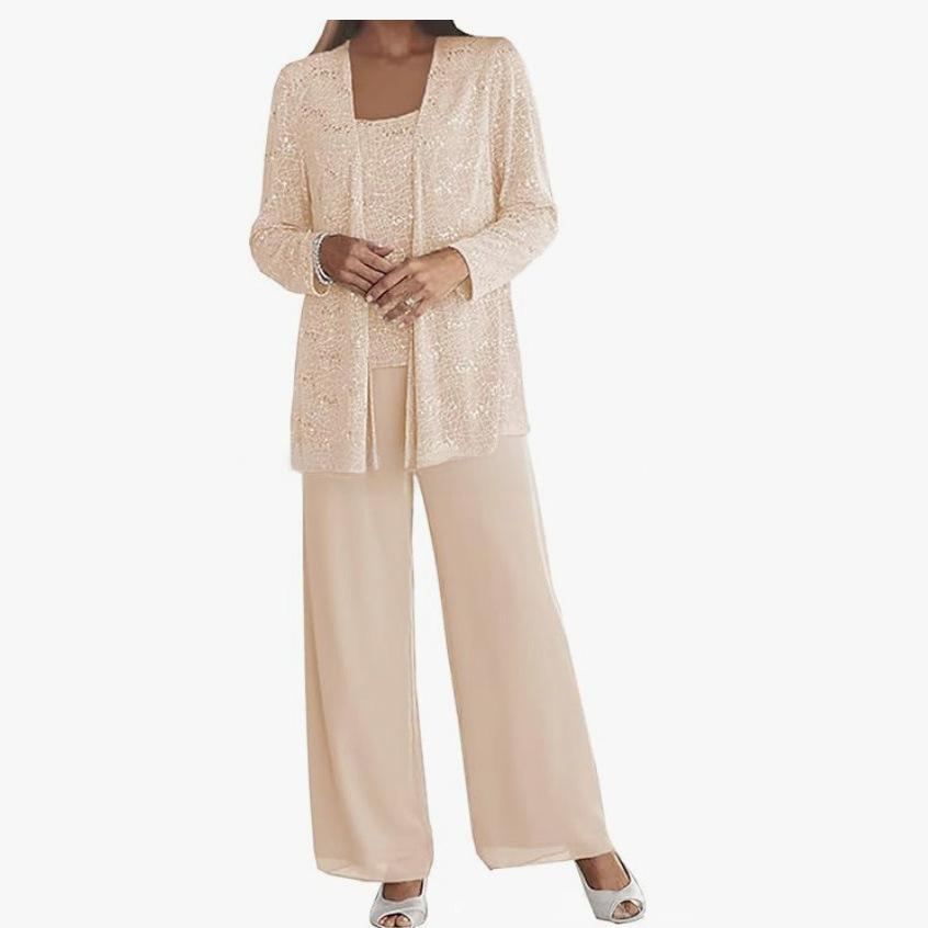 Two-Piece Women's Outfit with Long Sleeves and Flattering Cut - 8 - Rokvane