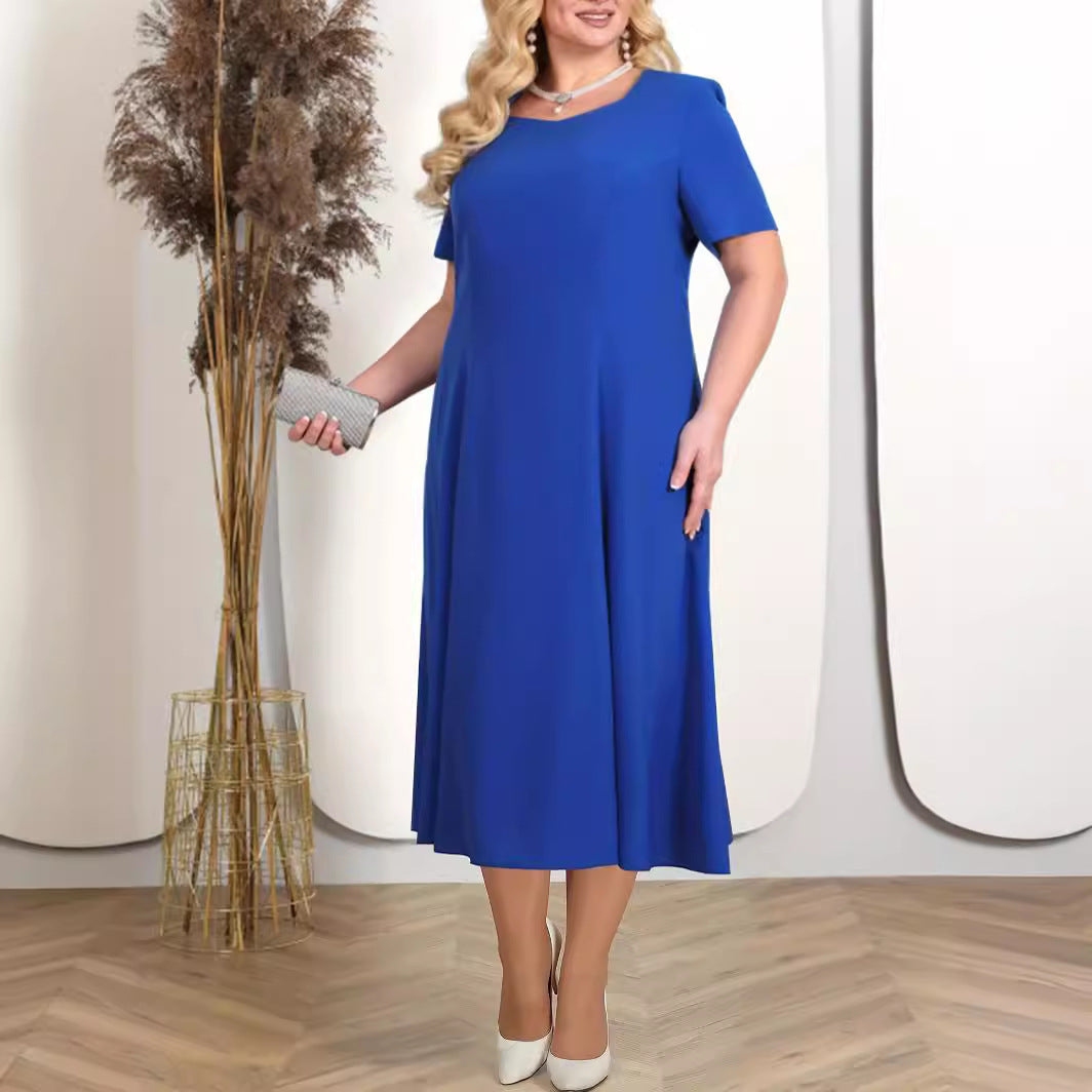 Floral Cocktail Dress with Three-Quarter Sleeves - 6 - Rokvane