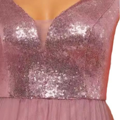 Evening Dress Women - Deep-V Neckline & Flattering A-Line Silhouette - 9 - Rokvane