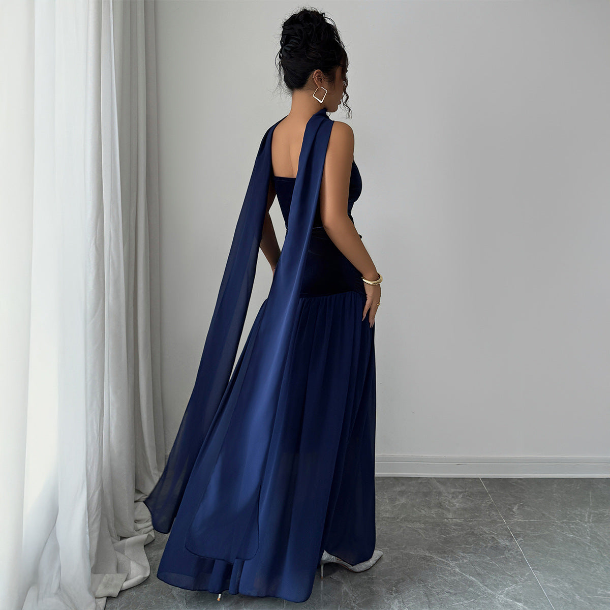 Elegant Strapless Evening Dress for Women - Flattering A-line Silhouette - 5 - Rokvane