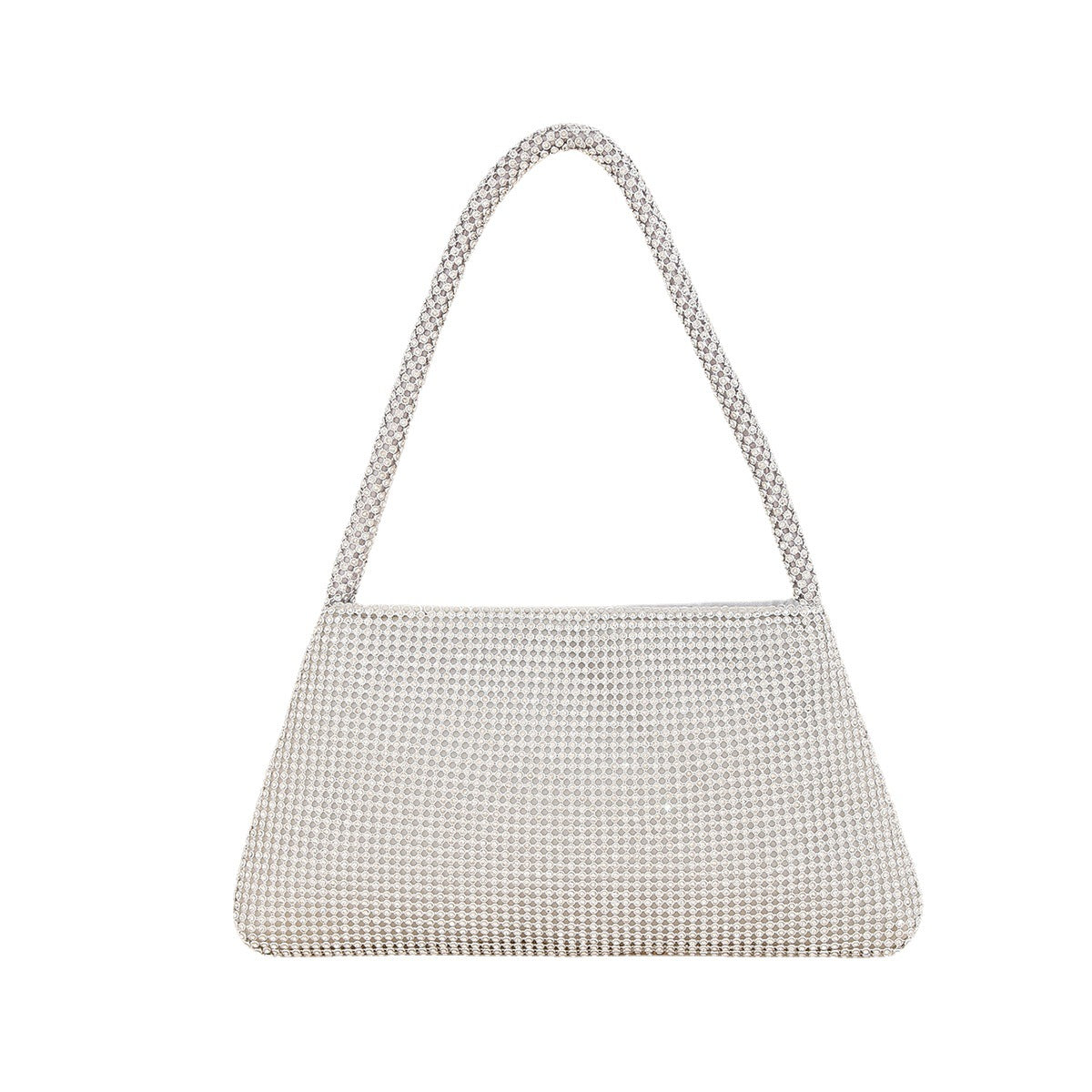 Evening Clutch Bag Women's Rhinestone Design - 3 - Rokvane