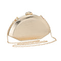 Evening Clutch Bag Women's Silver Chain Detail - 1 - Rokvane