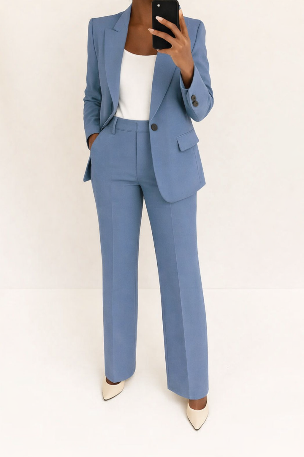 Tailored Women’s Two-Piece Suit Set - 1 - Rokvane