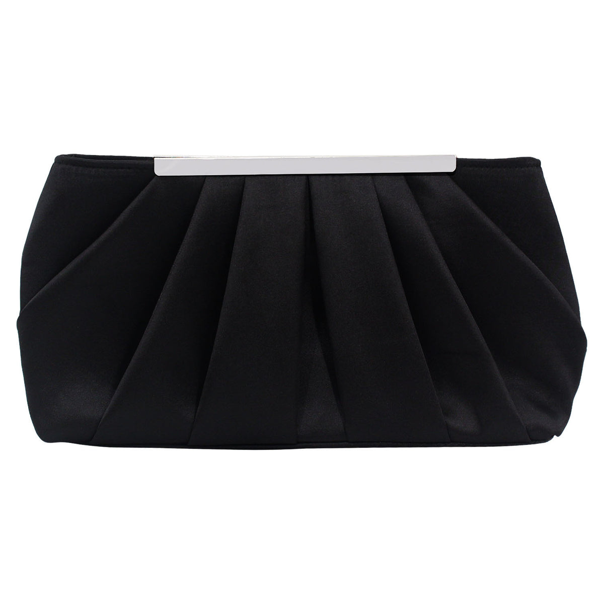 Pleated Clutch Bag for Women – Elegant Design with Chic Metallic Detail - 4 - Rokvane