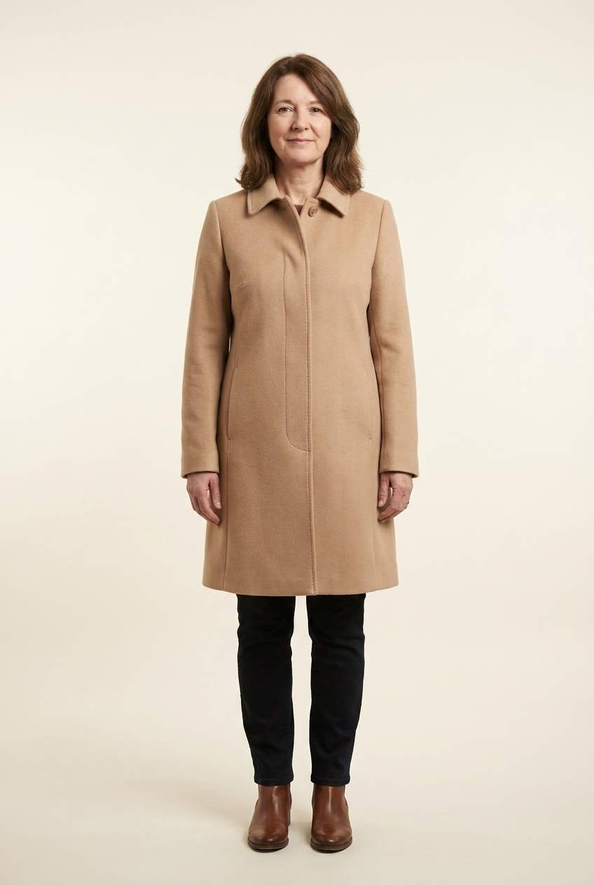 Rokvane Philippa Wool-Blend Coat