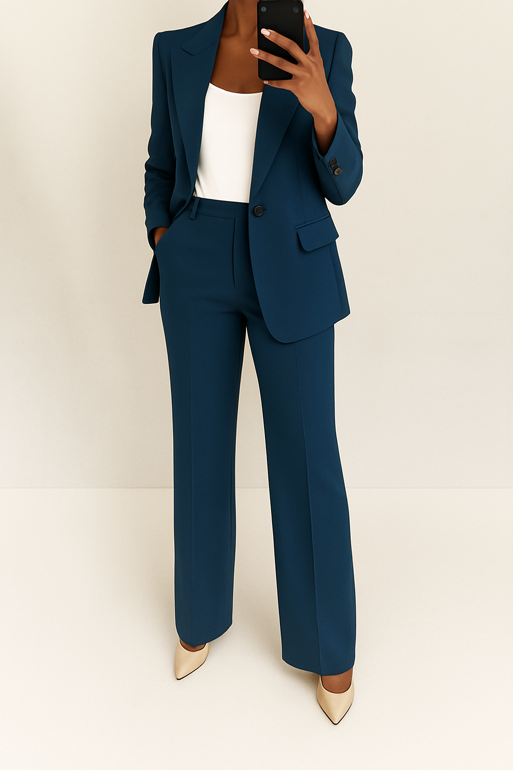 Tailored Women’s Two-Piece Suit Set - 7 - Rokvane