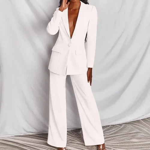 Chic Tailored Suit Set for Women - 1 - Rokvane